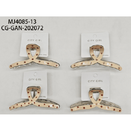 [PG-MJ4085-8] BROCHE DE PELO CITY GIRL