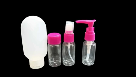 [PL-410651] set X4 frascos viajes para rellenar accesorios