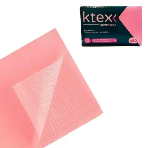 [PL-KTEX] Compresas comprimidas X50 unidades