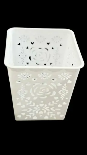 canasto porta pincel de plástico