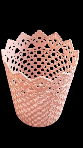 canasto porta pincel de plástico 