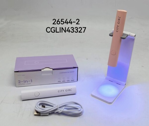 [PG-26544-2] linterna uv/led recargable para soft gel city girl