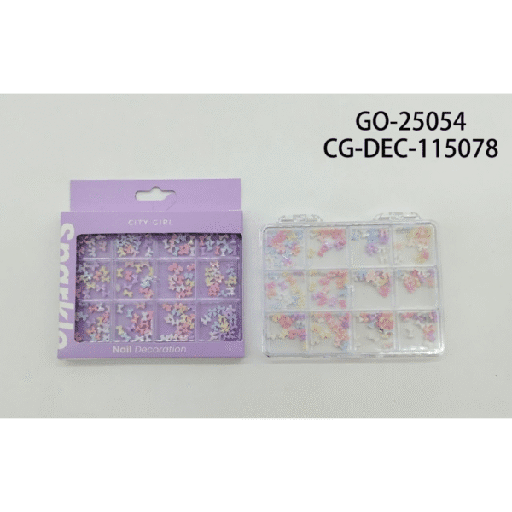 [PG-GO-25054] decoración para uñas moñitos de colores city girl