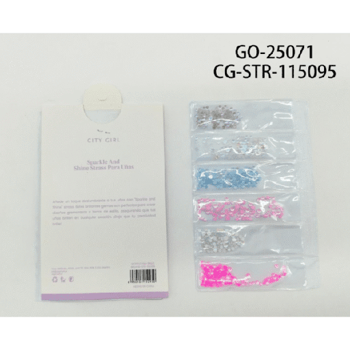 [PG-GO-25071] strass de colores para uñas city girl