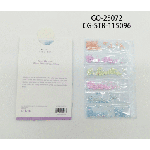 [PG-GO-25072] strass de colores para uñas city girl