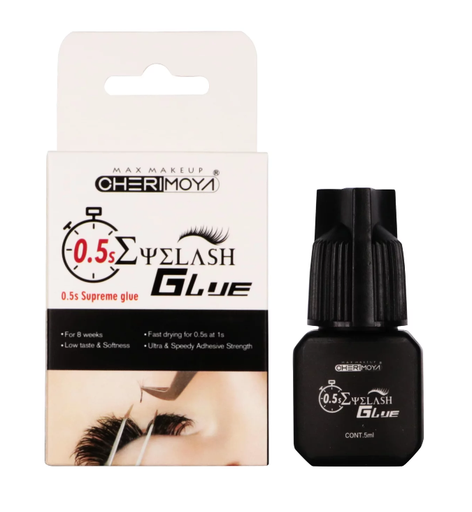 [CHP005] Adhesivo para extensión de pestaña 5ml supreme glue 0.5s CHERIMOYA___ PACK X6