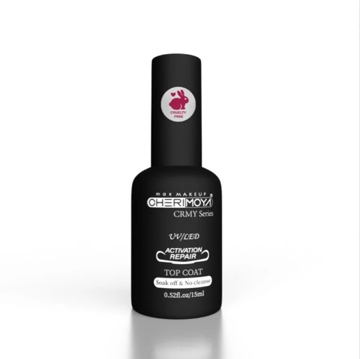 [CH076] Top coat reparo activacion Uv/Led 15ml CHERIMOYA___Pack 6