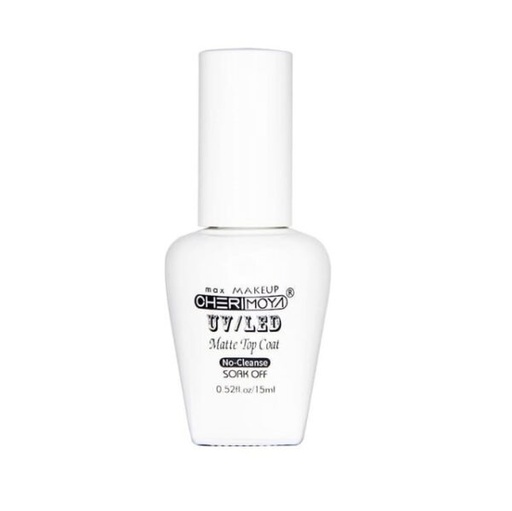 [CH048] Top Coat Matte 15ml UV/led Cherimoya ___ PACK X6