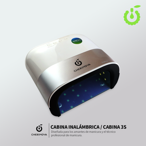 [BH003319] Cabinas de/para uñas smart inalambrica 48w CHERIMOYA ___ PACK X3