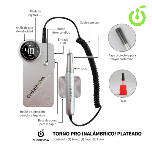 [BH003318] Tornos pro drill profesional CHERIMOYA___PACK X2