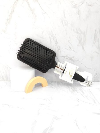 [PGLT-86-1-Z] cepillo peine Para pelo cabello Cuadrado Negro Con Punta De Coronita- City Girl