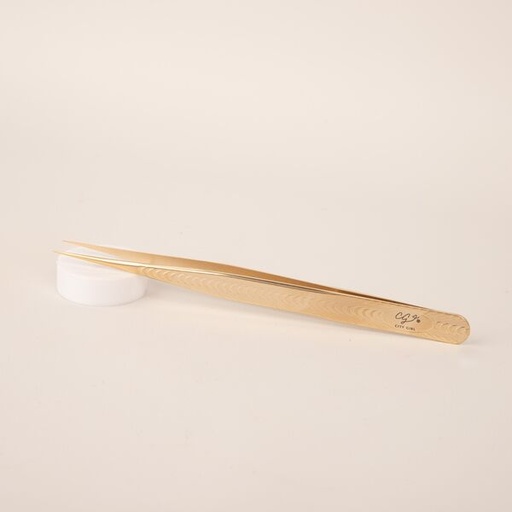 [PG-J-N8-Z] Pinza Recta Para Extensión de Pestañas City Girl