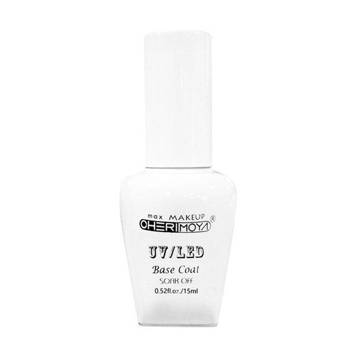 [CH037] Base coat semipermanente 15ml CHERIMOYA___ PACK X6