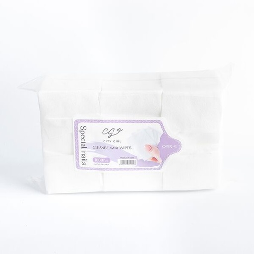 Wipes de/para uñas City Girl 1000 Pcs
